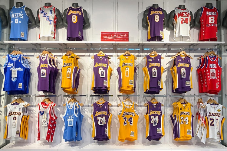 Mitchell & Ness 完整補貨傳奇球星 Kobe Bryant 歷年球衣