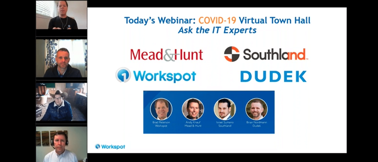 Webinar - Town Hall COVID-19 Andy Israel Brian